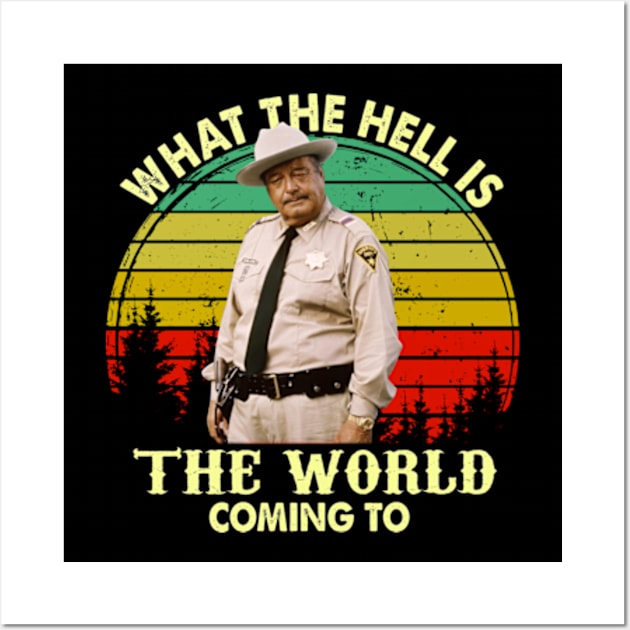 What The Hell Is The World Coming To , Vintage Movie , John Vintage Wayne Wall Art by davidhedrick